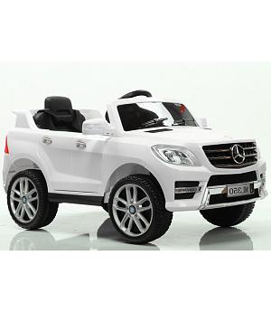 Mercedes ML350 Coche batería  12v, Ruedas Goma, RC, Blanco - INDA115-ML350wt